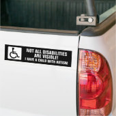 Autisme Bewustzijn Bumpersticker (Op Truck)