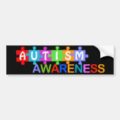 Autisme Bewustzijn Bumpersticker (Voorkant)