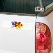 Autisme bewustzijn bumpersticker (Op Truck)