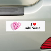 Autisme Bewustzijn Bumpersticker Hart Aanpassen (Op auto)