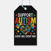 Autisme bewustzijn cadeaulabel (Achterkant)