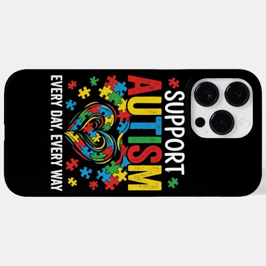 Autisme bewustzijn Case-Mate iPhone case (Achterkant (horizontaal))