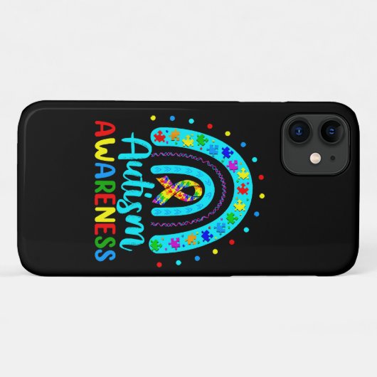 Autisme bewustzijn Case-Mate iPhone case (Achterkant (horizontaal))
