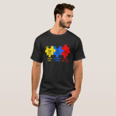 Autisme Bewustzijn Chemisch Element T-shirt (Voorkant volledig)