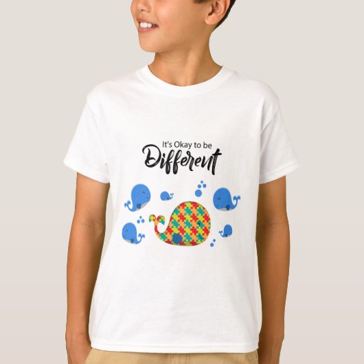 Autisme-bewustzijn citeerde mooi t-shirt (Voorkant)