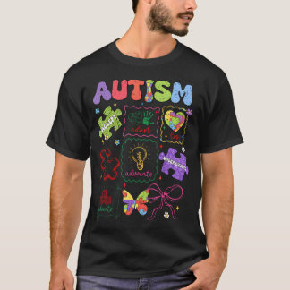Autisme Bewustzijn Coquette Autisme Acceptatie T-shirt