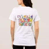 Autisme Bewustzijn Coquette Tri-Blend Shirt (Achterkant)