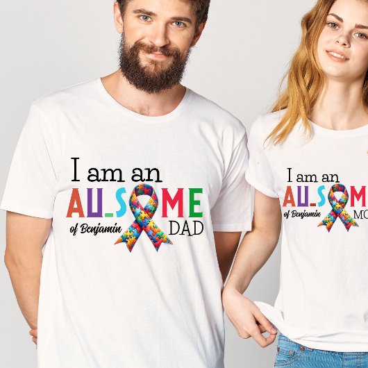 Autisme Bewustzijn DAD T-shirt