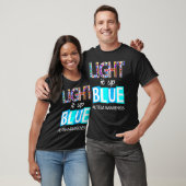 Autisme bewustzijn dag- Light It Up Blue T-shirt (Unisex)