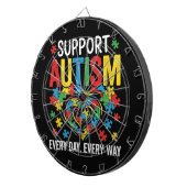 Autisme bewustzijn dartbord (Voorkant Rechts)