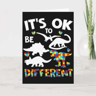 Autisme bewustzijn Dinosaurus Jongens Het Is Ok Om Kaart
