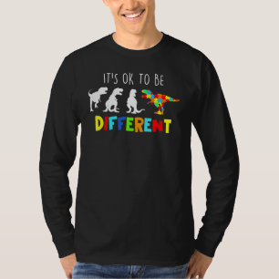 Autisme bewustzijn Dinosaurus Jongens Kinderen Het T-shirt