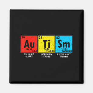 Autisme bewustzijn Elementen Periodiek Systeem Man Magneet