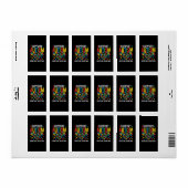 Autisme bewustzijn etiket (Full Sheet)