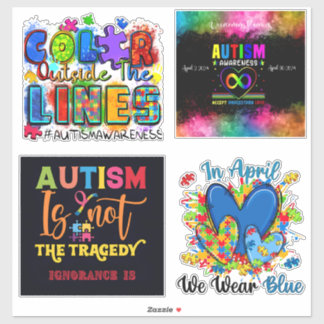 Autisme Bewustzijn Extra grote Vinyl Sticker Laken