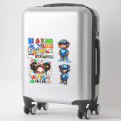 Autisme Bewustzijn Extra grote Vinyl Sticker Laken (Koffer)