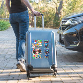 Autisme Bewustzijn Extra grote Vinyl Sticker Laken (Koffer Insitu)
