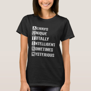Autisme Bewustzijn Familie Altijd Uniek Autisme In T-shirt
