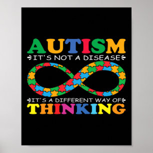 Autisme Bewustzijn Familie Het is geen ziekte Auti Poster