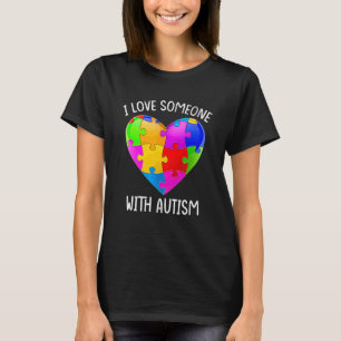 Autisme Bewustzijn Familie Matching Ik Hou Van Iem T-shirt