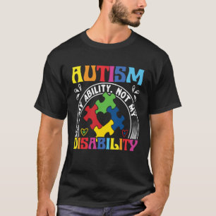 Autisme Bewustzijn Familie Mijn Vaardigheid Niet M T-shirt