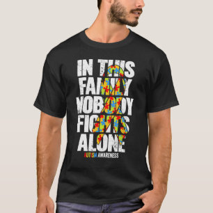 Autisme Bewustzijn Familie Steun Moeder Autisme Be T-shirt