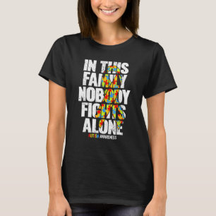 Autisme Bewustzijn Familie Steun Moeder Autisme Be T-shirt