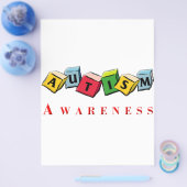 Autisme Bewustzijn Flyer (Enkel)