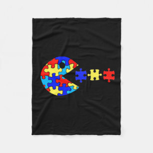 Autisme Bewustzijn Fun Autisme Puzzel Stuk Video G Fleece Deken