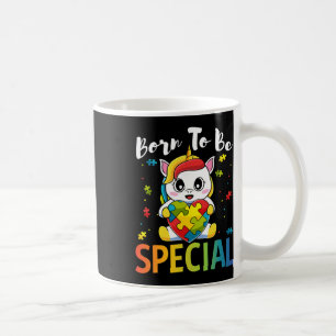 Autisme Bewustzijn Geboren Speciale Eenhoorn Puzze Koffiemok
