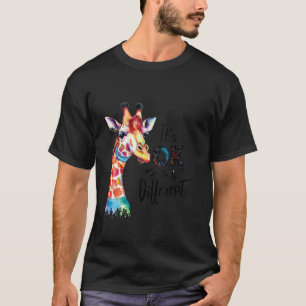 Autisme Bewustzijn Giraffe Dierenliefhebber Het Is T-shirt