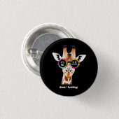 Autisme Bewustzijn Giraffe Het is OK om anders te  Ronde Button 3,2 Cm (Voorkant /achterkant)