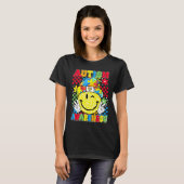 autisme bewustzijn glimlach t-shirt (Voorkant volledig)