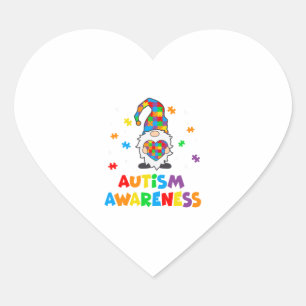 Autisme Bewustzijn Gnomen Hart Sticker