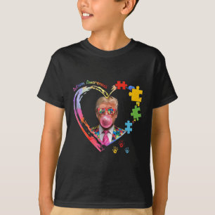 Autisme Bewustzijn Grappig Trump Steun Autistisch T-shirt