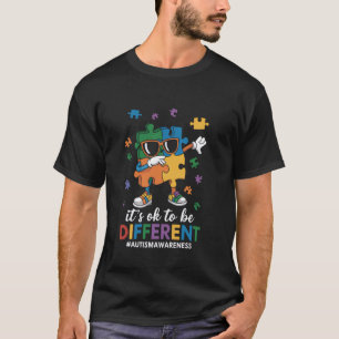 Autisme Bewustzijn Grappige Dabbing Puzzel Het Is T-shirt