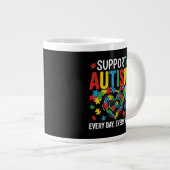 Autisme bewustzijn grote koffiekop (Voorkant rechts)