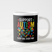 Autisme bewustzijn grote koffiekop (Rechts)