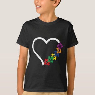 Autisme - bewustzijn Harde Puzzle Piece Support Au T-shirt