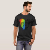 Autisme Bewustzijn Hart T-shirt (Voorkant volledig)