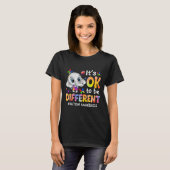 Autisme bewustzijn Het is ok om anders te zijn Oli T-shirt (Voorkant volledig)