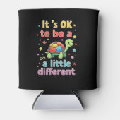 Autisme-bewustzijn Het is oké om een beetje anders Blikjeskoeler (Voorkant)