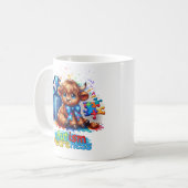 Autisme Bewustzijn Highland Koe Mok (Voorkant links)