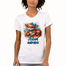 Autisme Bewustzijn Highland Koe Shirt
