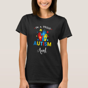 Autisme Bewustzijn Ik ben een trotse autisme tante T-shirt