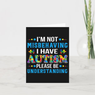 Autisme-bewustzijn Ik ben niet misleid als ik auti Kaart