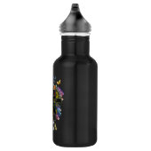 Autisme bewustzijn Ik kan me Jezus geloof alleen m Waterfles (Rechts)