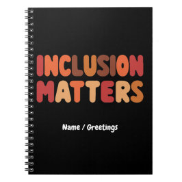 Autisme bewustzijn inclusie en vriendelijkheid zak notitieboek