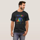 Autisme Bewustzijn Infinity symbool T-shirt (Voorkant volledig)