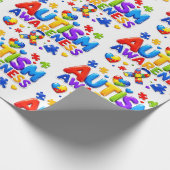 Autisme Bewustzijn Inpakpapier (Hoek)
